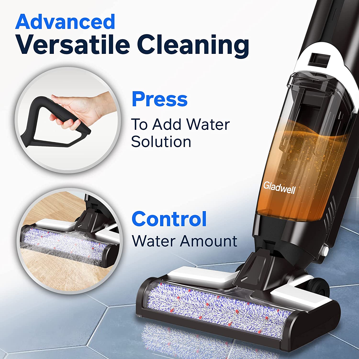 Wet Dry Cordless Floor Vacuum Cleaner and Mop for Hardwood Floor & Area  Rugs - China Wet Dry Vacuum Cleaner and Mop and Cordless Carpet Sweeper  price